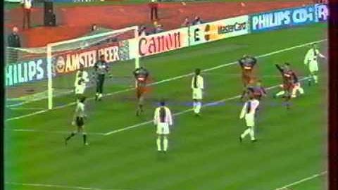 1994 November 23 Bayern Munich Germany 0 Paris St Germain France 1 Champions League