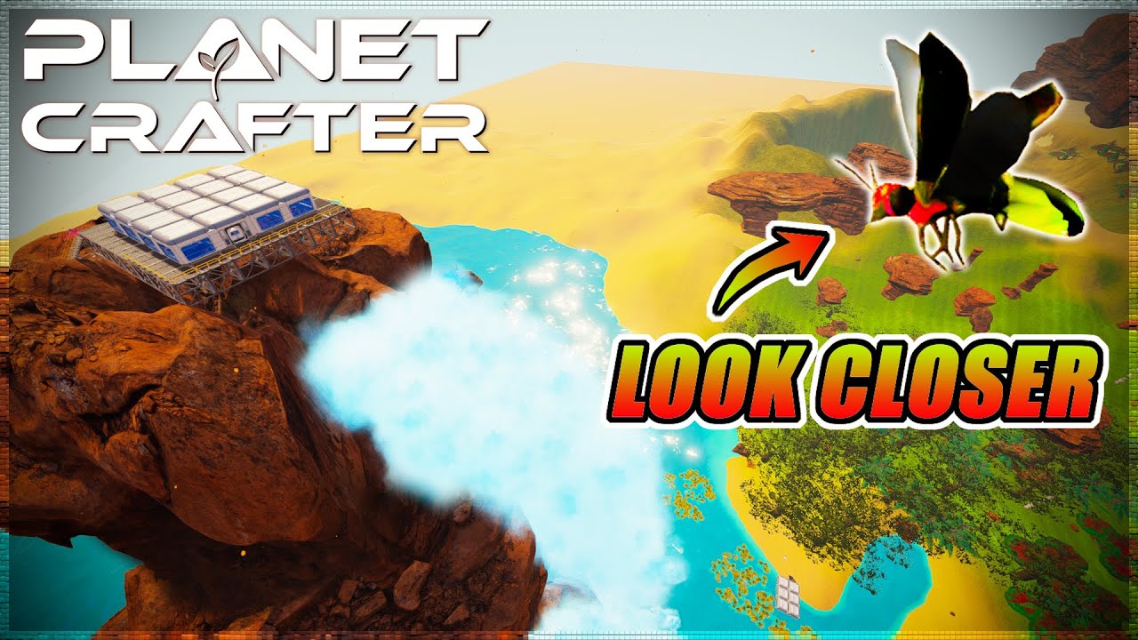 A Closer Look at the FireFly & Building a Waterfall Mountain Base! // The Planet Crafter