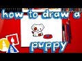 How to draw the cutest puppy