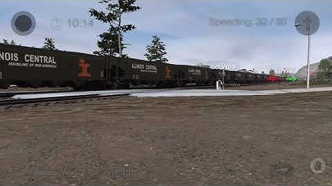 Trainz Simulator 3 BNSF coal train with a BNSF H3 SD70MAC leader