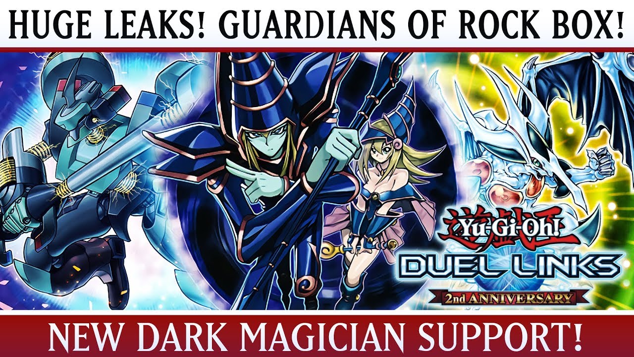 YuGiOh! Duel Links HUGE LEAKS! NEW BOX Guardians Of Rock! DARK MAGICIAN AND WARRIORS