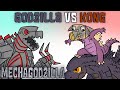 Godzilla GVK| Godzilla and His Sister Vs. Mechagodzilla (Godzilla Comic Dub)