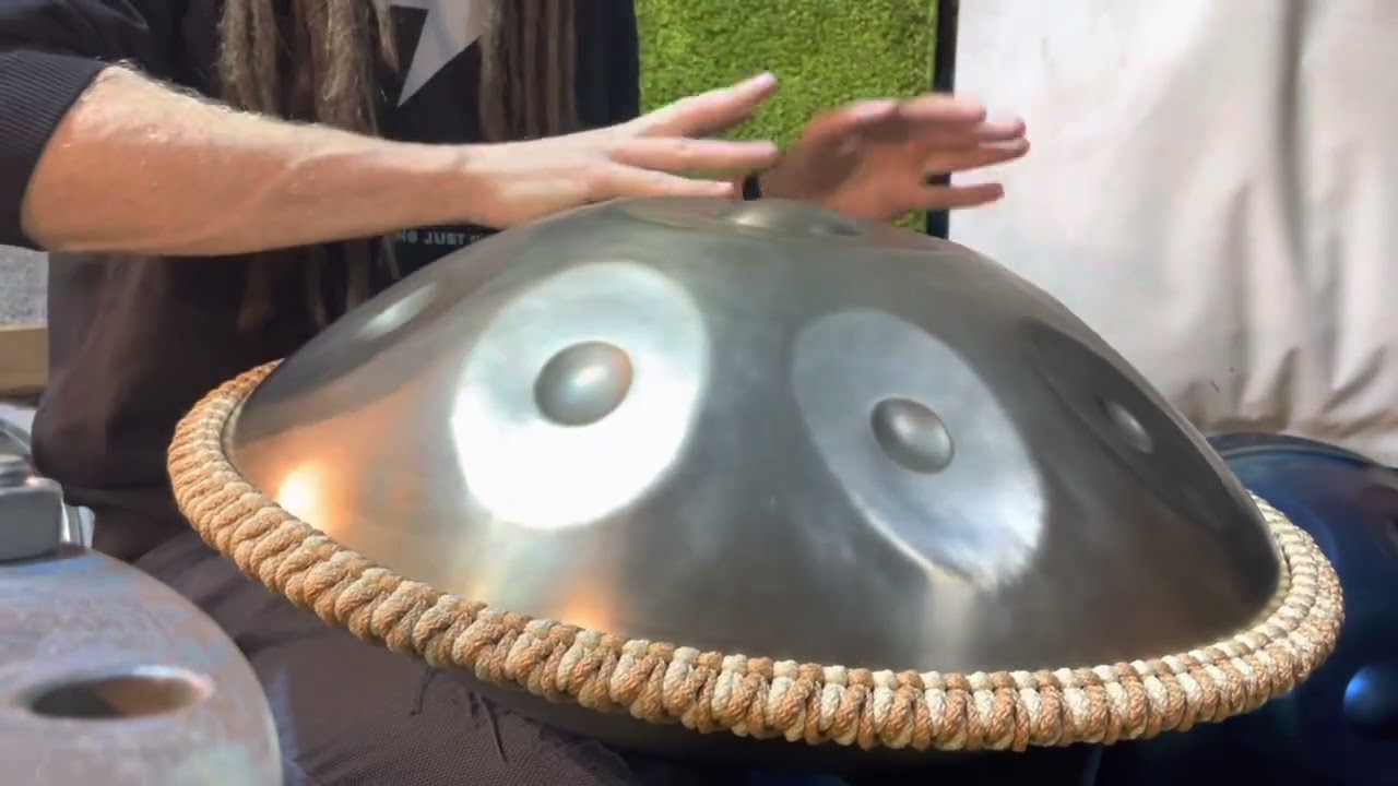 E Kurdnox scale handpan. Meditation music