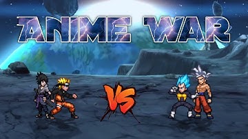 Naruto OP & Sasuke Indra OP VS Goku MUI DBFZ & Vegeta SSB DBFZ in Jump Force Mugen