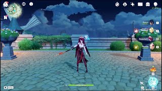 Genshin Impact Mondstadt 4 star characters weapon animations (except Razor)