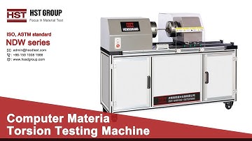 HST HNDW Series Computer Control Material Torsion/Torque Testing Machine