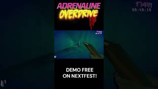 Adrenaline Overdrive is in NEXTFEST#boomershooter #indiegame #movementshooter #nextfest #retrogaming