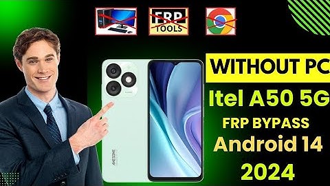 Itel A50 (A667LP) Frp Bypass Google Lock Bypass Android 14 without pc
