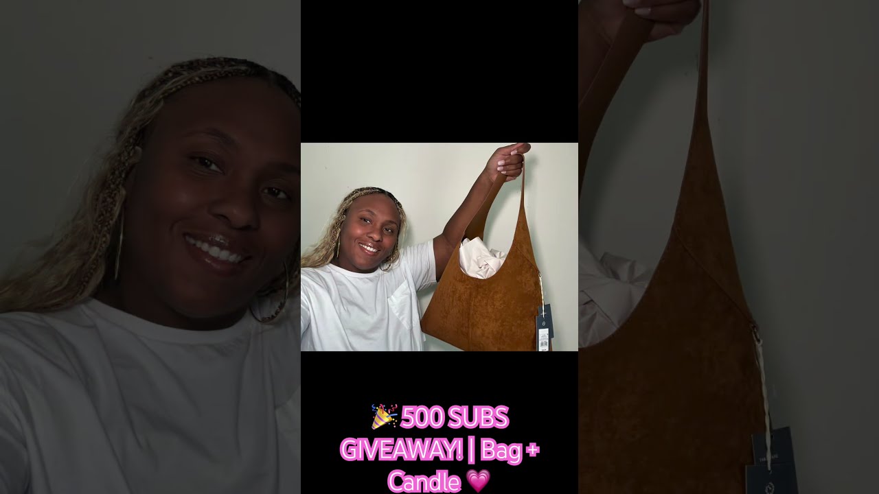  500 SUBS GIVEAWAY Bag Candle Shorts Subscribe Giveaway