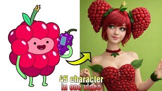 Adventure Time Characters in REAL LIFE!! 45 character in one video🥵🔥 finn & jake and more 