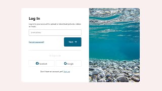 How To Create A RESPONSIVE Login Page With CSS Grid | HTML CSS Tutorial For Beginners