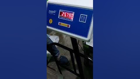 How to connect weighing scale and epos machine.