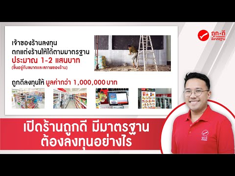 เปิดร้านถูกดี มีมาตรฐาน ต้องลงทุนอย่างไรบ้าง