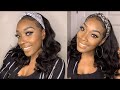 😍Headband Wigs Body Wave | Human Hair Headband Wigs | NiaWigs