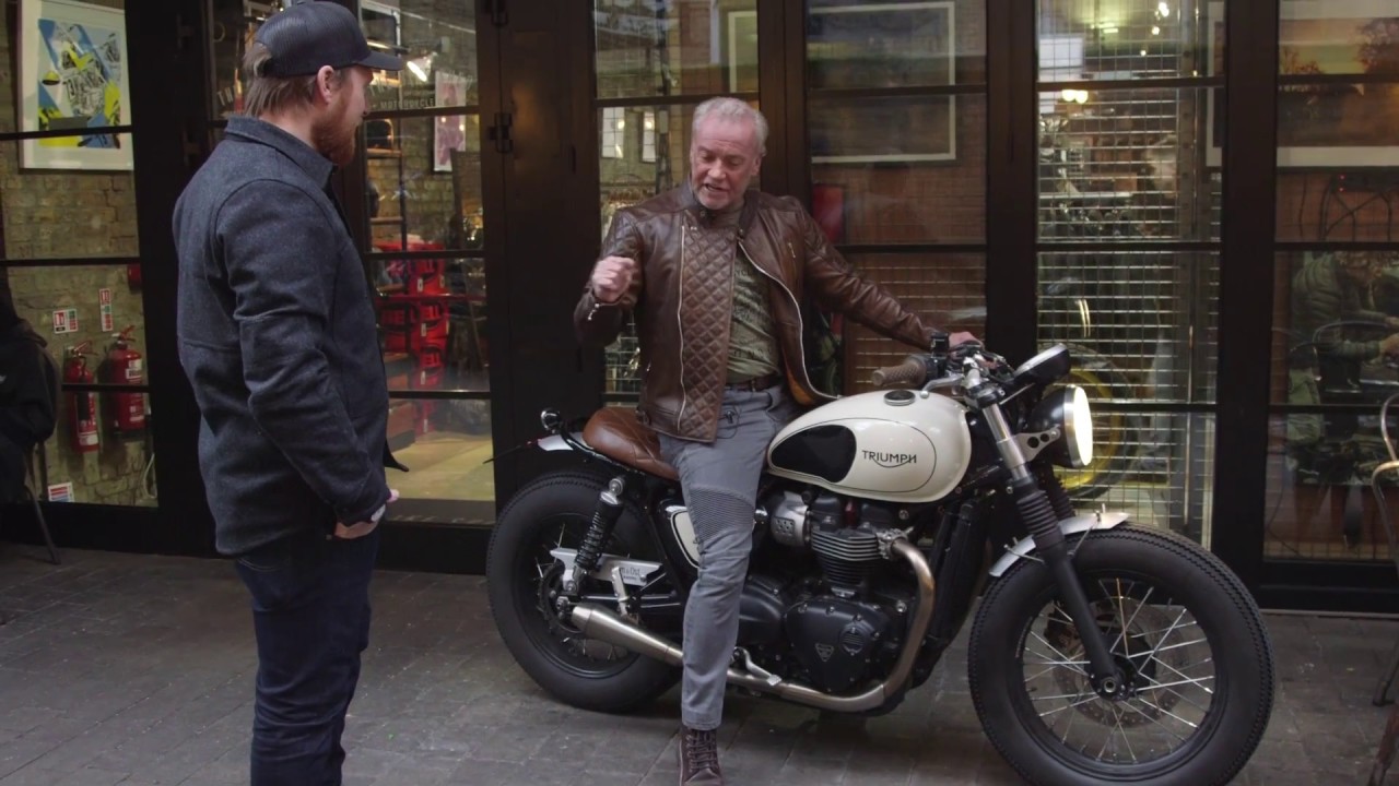 Neil's Down &amp; Out Triumph Street Twin - YouTube