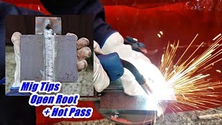 MIG Welding Techniques - 3G Position Open Root +Hot Pass Walking - Technika Spawania MIG-MAG