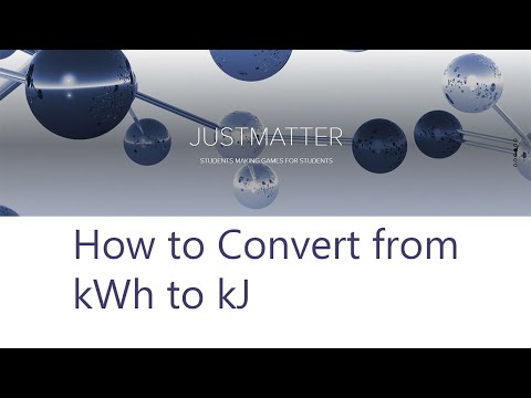 Video: How To Convert KW To KJ