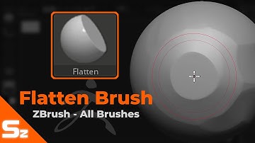 Flatten Brush: ZBrush All Brushes