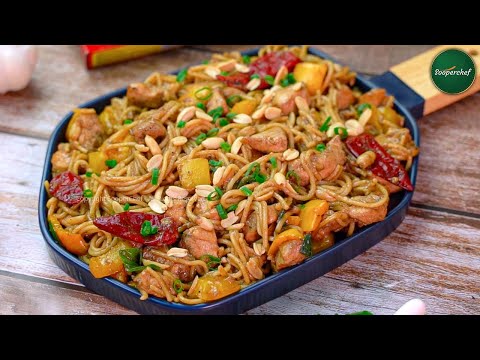 Kung Pao Noodles Recipe by SooperChef