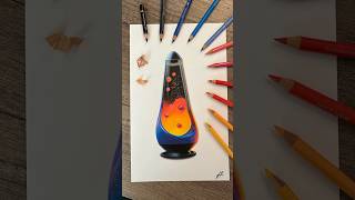 Timelapse Drawing lavalamp #art #short #drawing