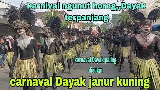 Dayak janur kuning  karnaval ngunut 2023