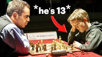 When Baby Magnus Carlsen Challenged Garry Kasparov