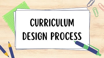 OBE 3: Curriculum Design Process
