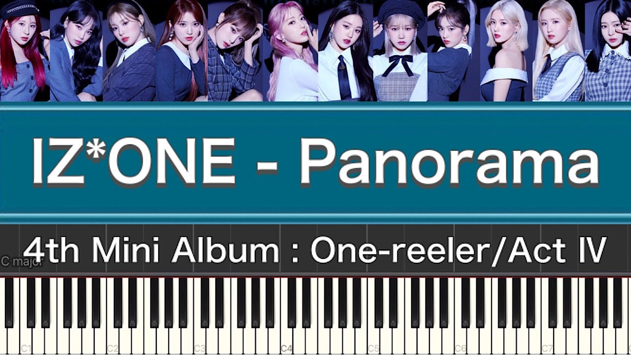 Iz One Panorama ピアノカバー