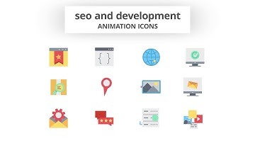 SEO and Development | Animation Icons | After Effects | After Effects project | Videohive template