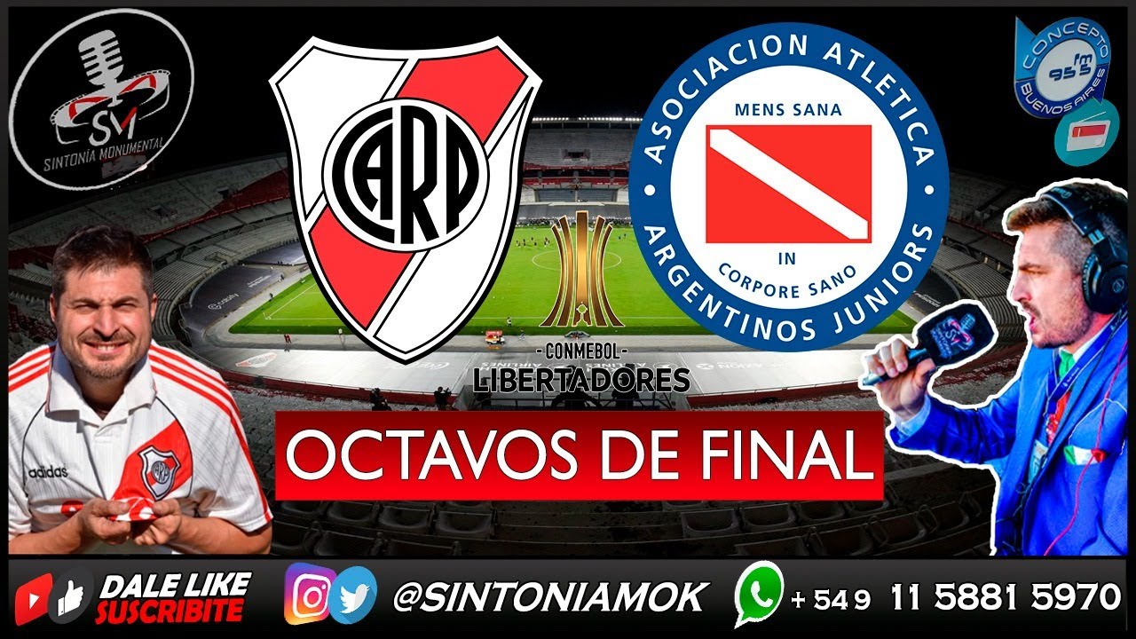 RIVER PLATE VS ARGENTINOS JUNIORS OCTAVOS DE FINAL CONMEBOL LIBERTADORES TANO SANTARSIERO RIVER PLATE VS ARGENTINOS JUNIORS OCTAVOS DE FINAL CONMEBOL LIBERTADORES TANO SANTARSIERO