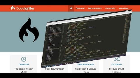 Memulai CodeIgniter 4