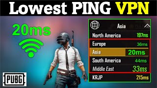 Lowest Ping VPN for PUBG (24ms) | vpn settings for low ping in Pubg Mobile | Best vpn for pubg screenshot 5