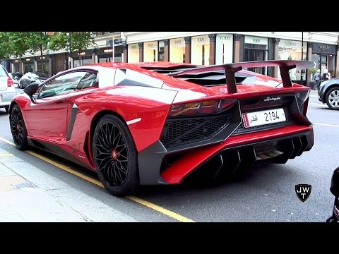 Lamborghini Aventador LP750-4 SuperVeloce In London!! Start Up Sound & Driving!