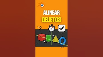 Cómo alinear objetos fácilmente en Blender