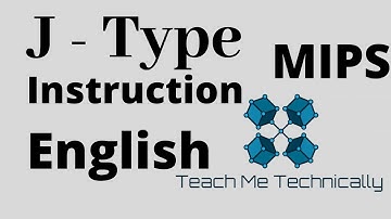 5- J-Type Instruction in MIPS Architecture | Computer Architecture and Organization Lectures | JType