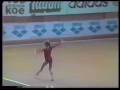 Gymnastics 1985 Irina Baraksanova USSR FX