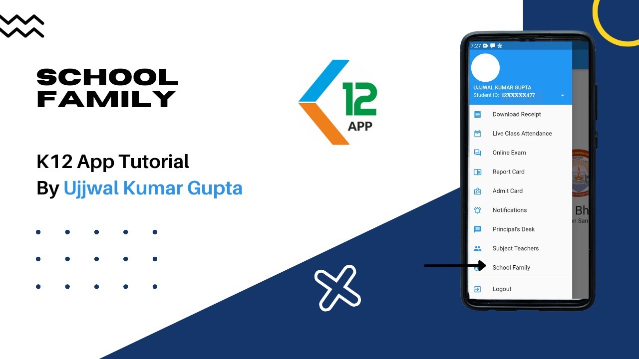 K12 App School Family Tab Tutorial - Hitech || What is the use of School Family Tab