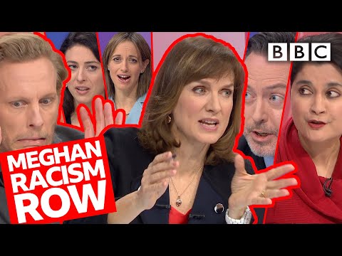 Row breaks out over Harry & Meghan royal finances question! | Question Time - BBC