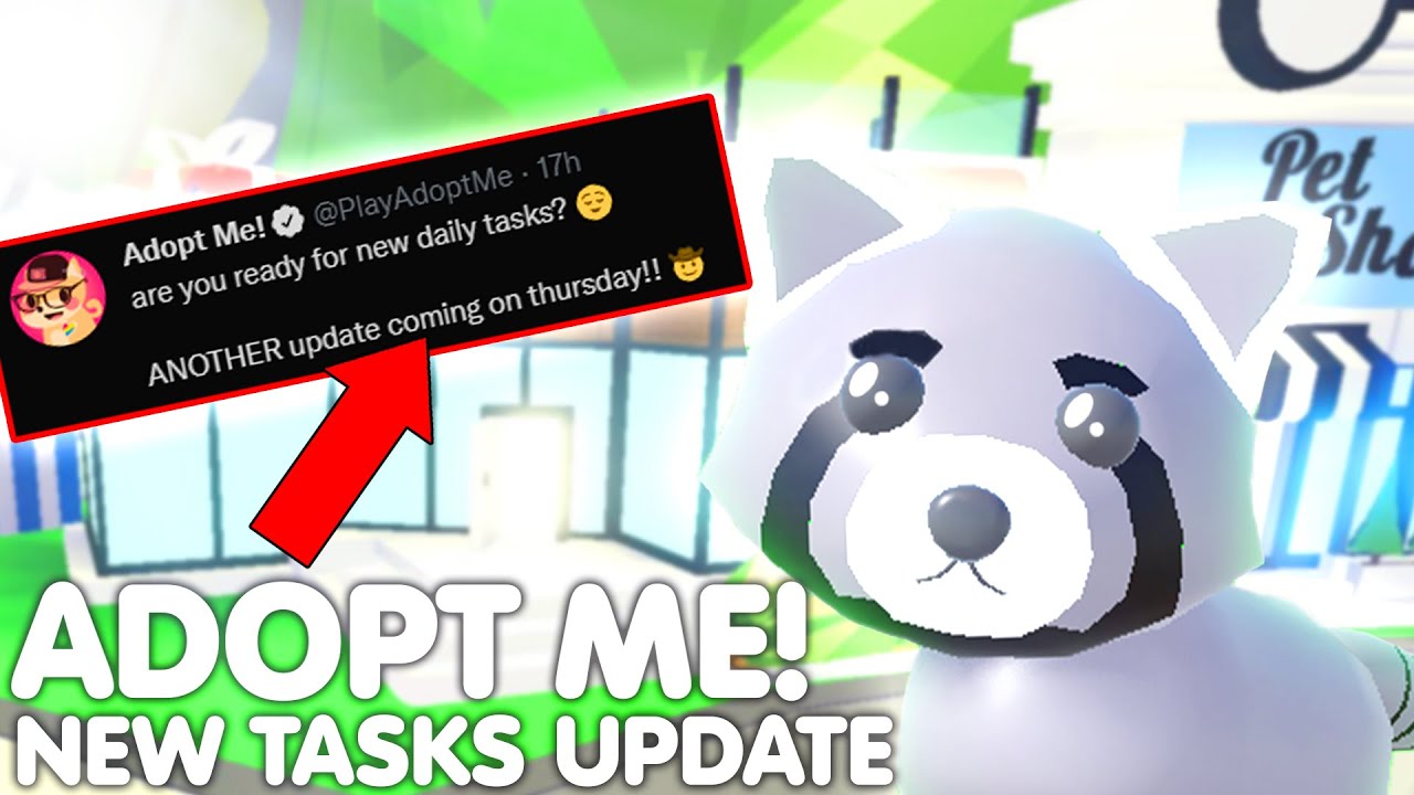 👀NEW HUGE UPDATE COMING THIS WEEK!😱 ADOPT ME NEW DAILY TASKS UPDATE + NEW PETS LEAKS! +INFO ROBLOX