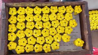 32mm, 34mm, 36mm, 38mm 40mm, 42mm Small Taper Button Drill Bit For Jack Hammer #rockdrillingtools