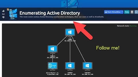 TRYHACKME AD Enumerating Active Directory 1 VIDEO ALL INFO