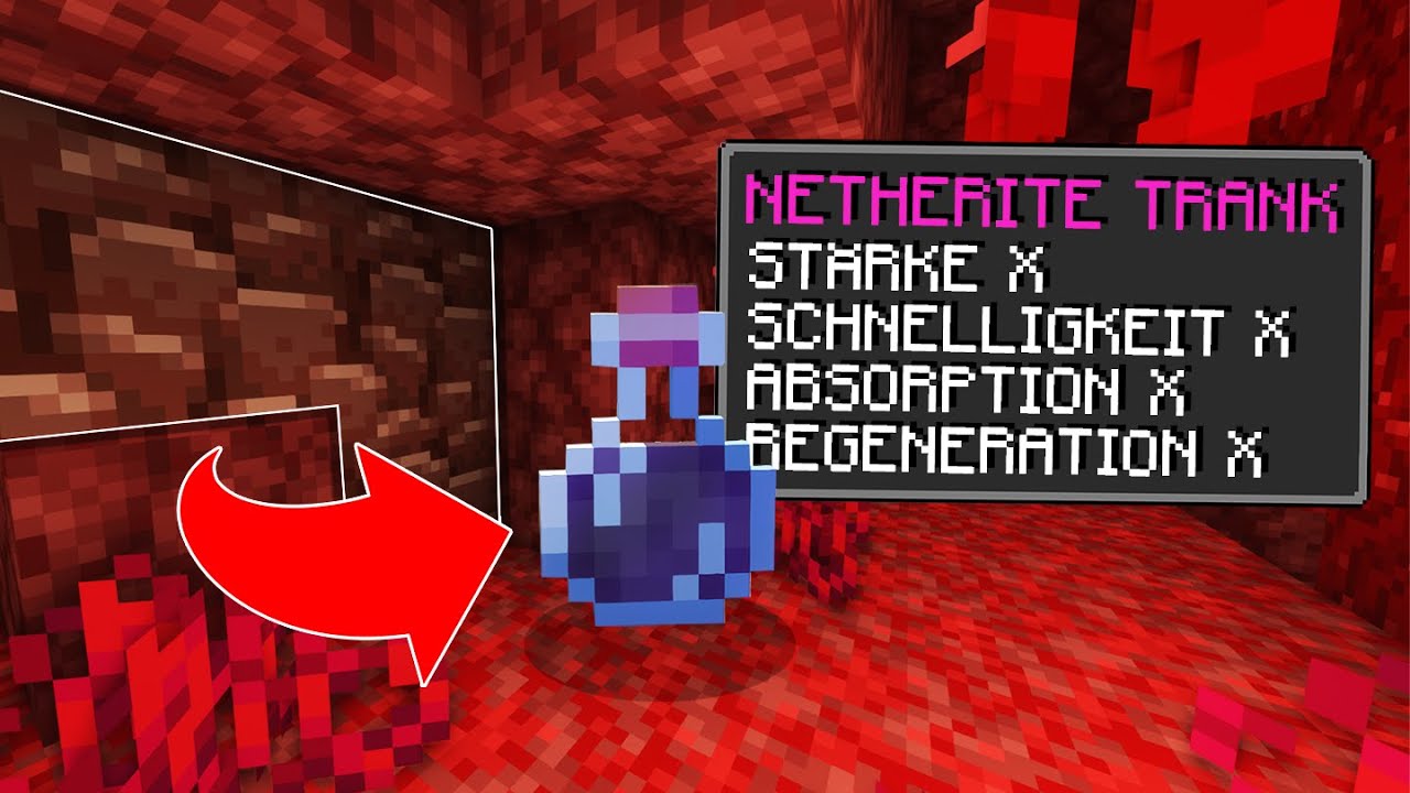 Minecraft, Aber Erze Sind OP-Tränke