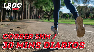 ¿Qué pasa si corro 5 km al día durante un mes?