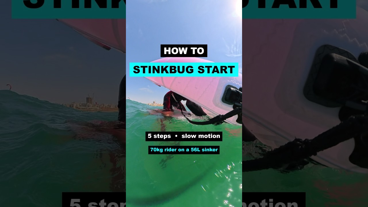 How to Start a Sinker Wingfoil Board (Stinkbug Start)