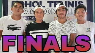 BOHOL TENNIS CHAMPIONSHIPS NATIONAL OPEN FINALS | CHAMPIONSHIP GAME | DAMIAN/JOHNNY VS PAGUE/NILO