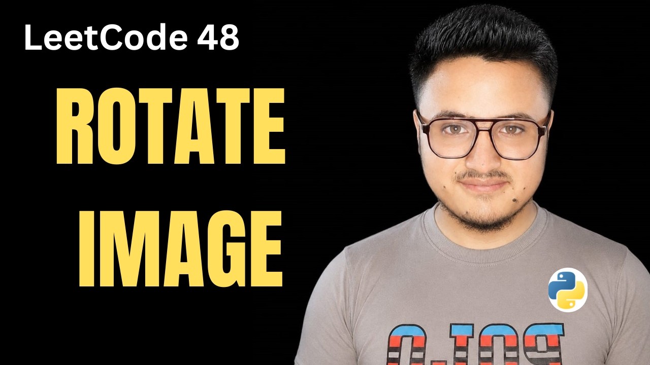 Rotate Image LeetCode 48 Problem with Python (Implement on Real Image ...