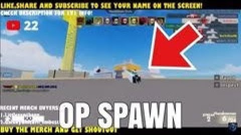 ROBLOX ARSENAL SPAWNS ARE OP