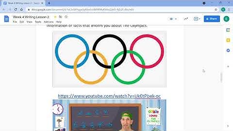 Week 4 Writing Lesson 2