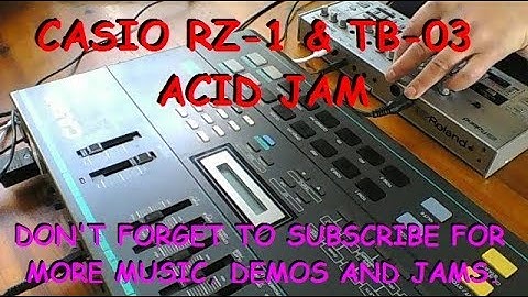 Casio RZ-1 & Roland TB-03 Acid Jam 3