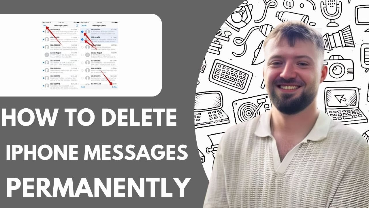 How To Delete iPhone Messages Permanently - 2025 (Step by Step) - YouTube